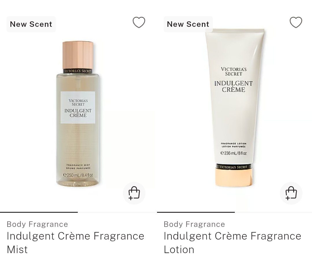 Body Lotion + Body Mist