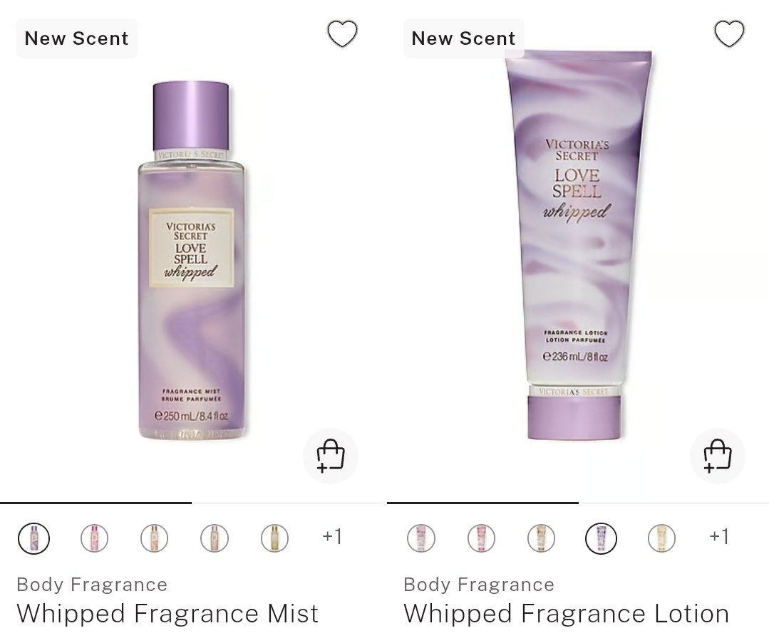 Body Lotion + Body Mist
