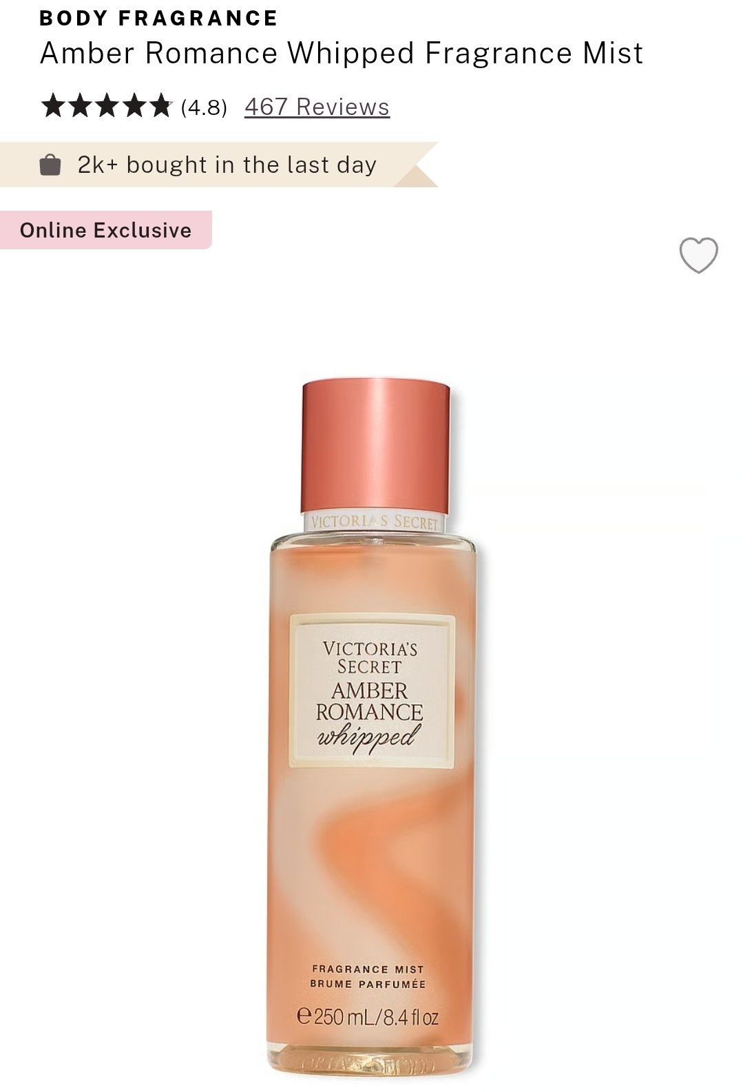 Fragrance Mist