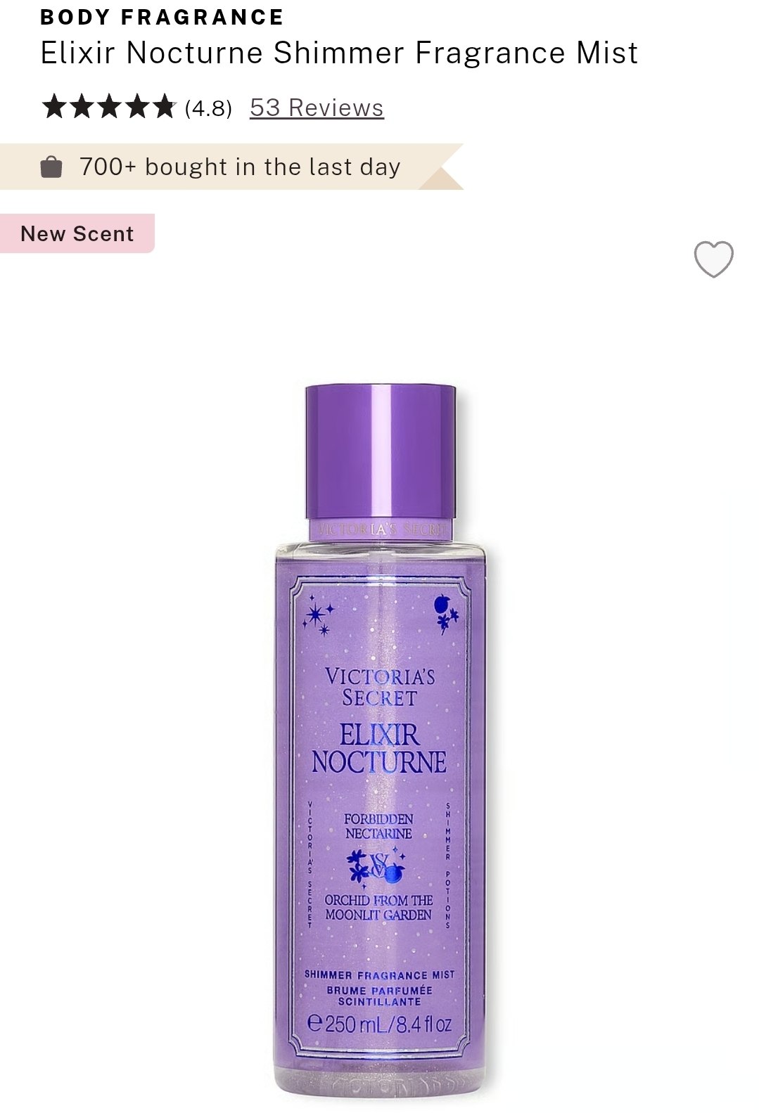 Shimmer Fragrance Mist