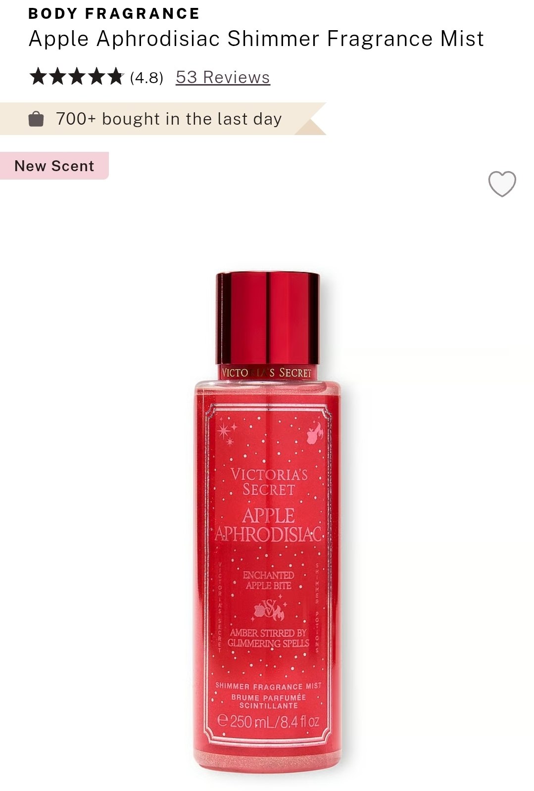 Shimmer Fragrance Mist