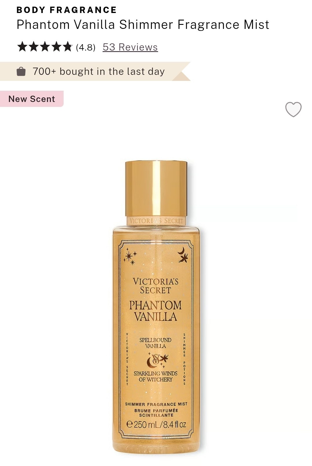 Shimmer Fragrance Mist