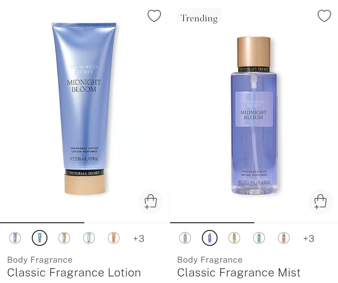 Body Lotion + Body Mist