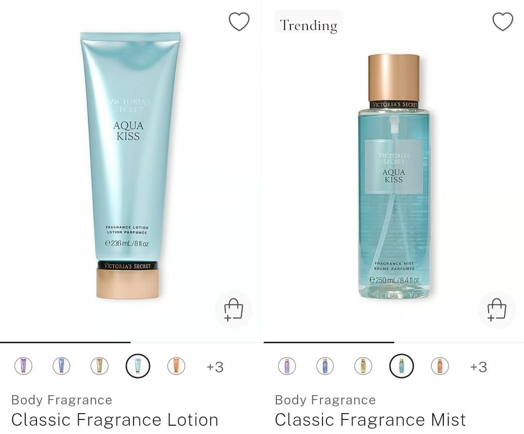 Body Lotion + Body Mist