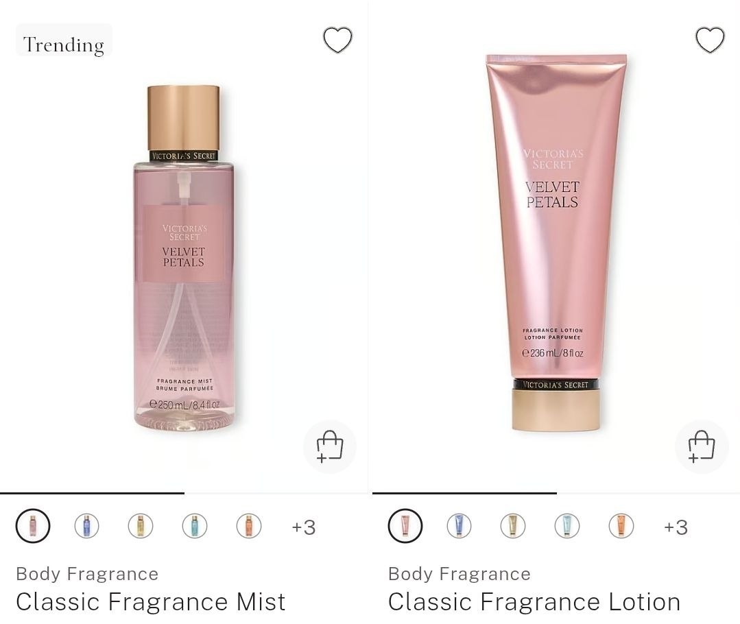 Body Lotion + Body Mist