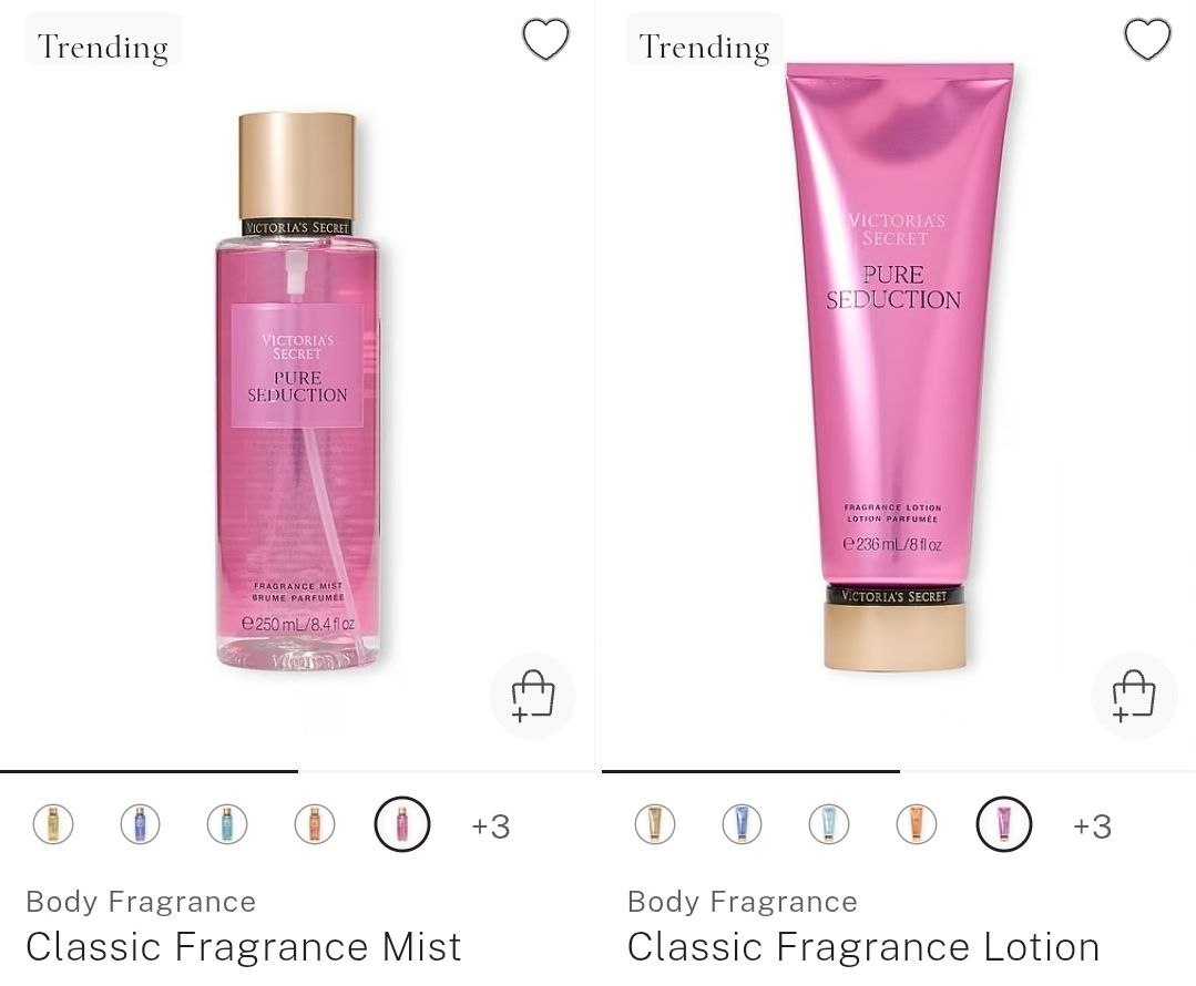 Body Lotion + Body Mist
