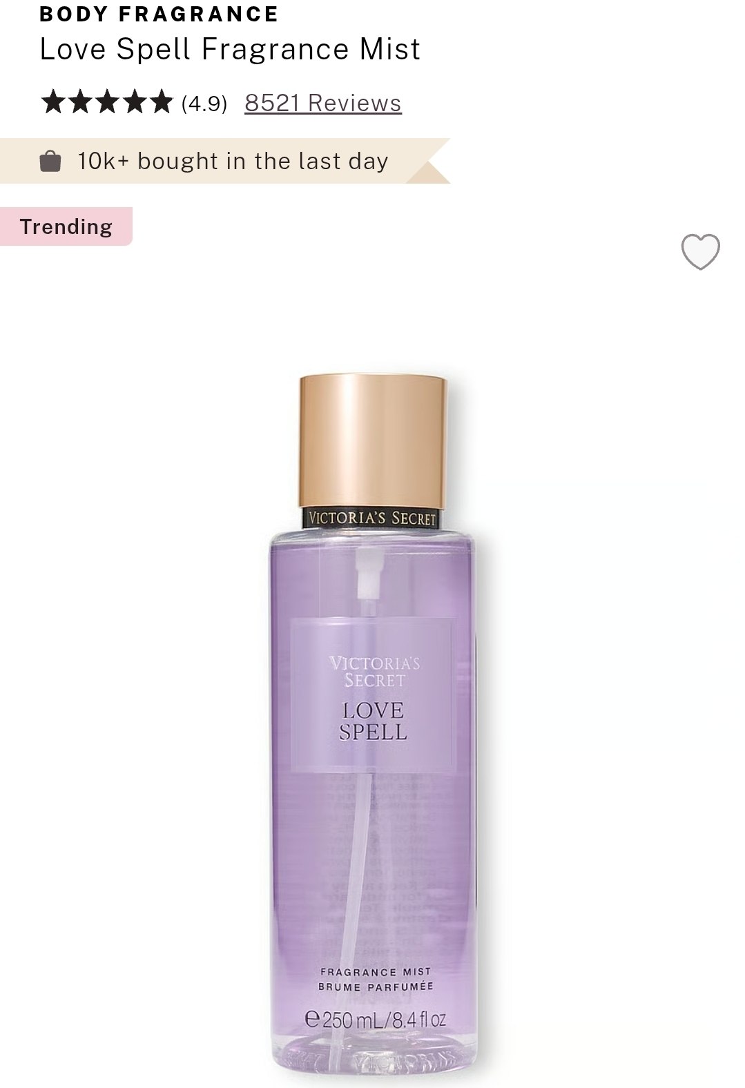 Fragrance Mist