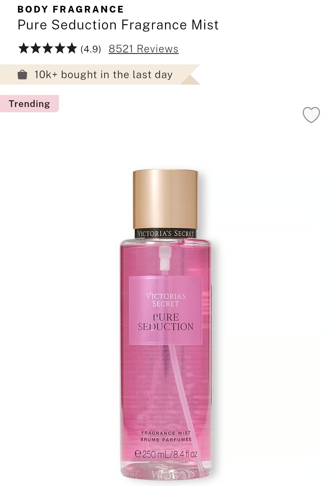 Fragrance Mist