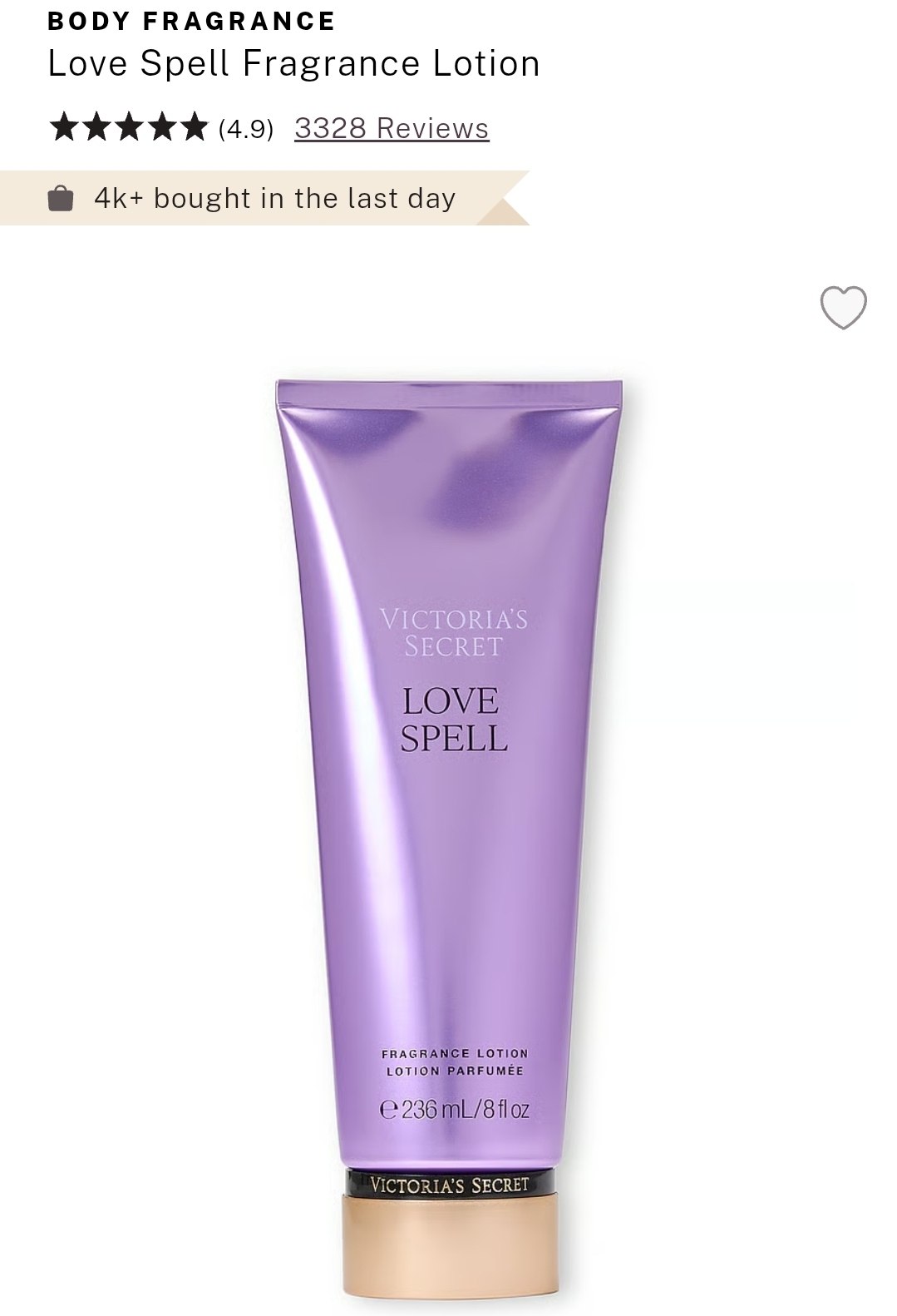 Fragrance Lotion