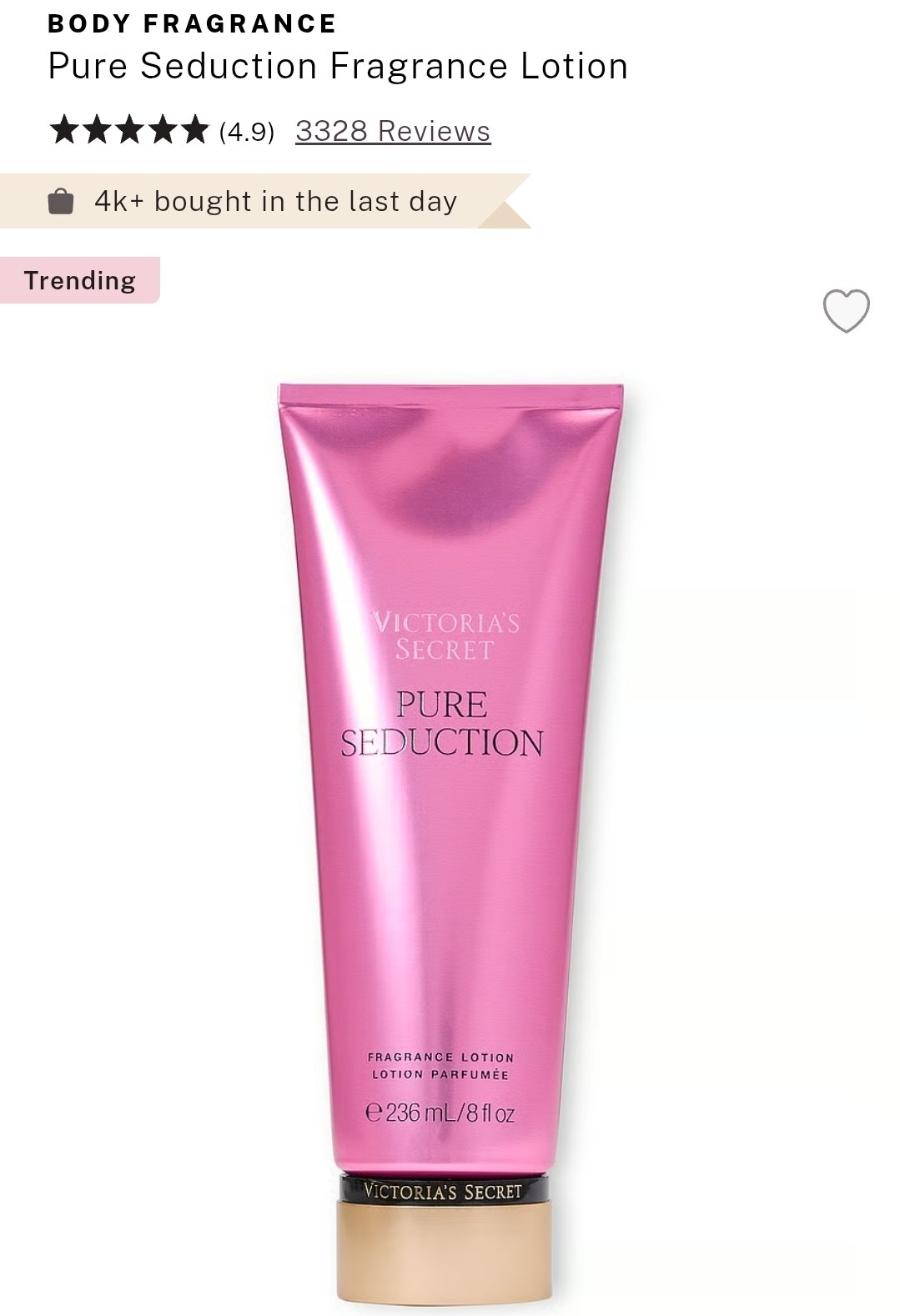 Fragrance Lotion