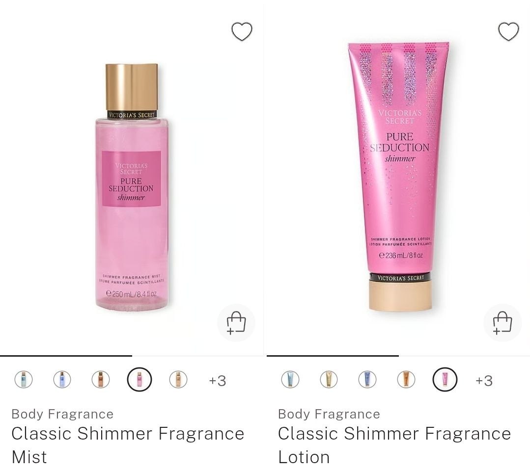 Body Lotion + Body Mist