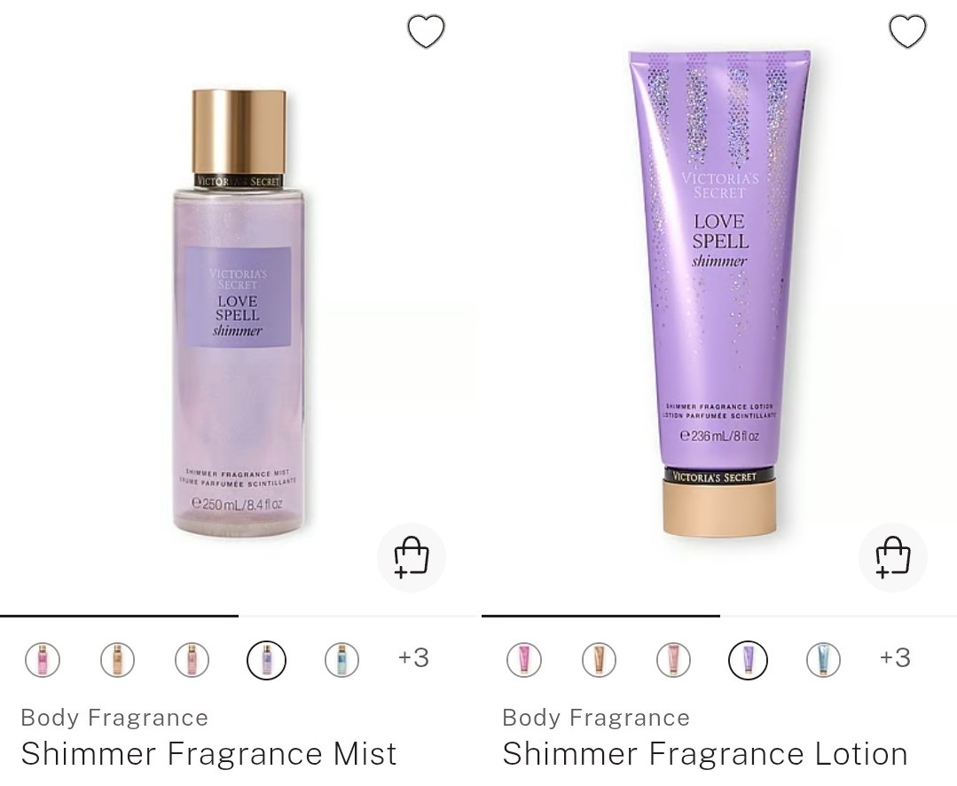 Body Lotion + Body Mist