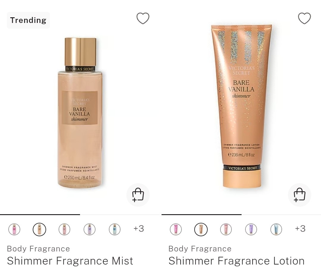 Body Lotion + Body Mist