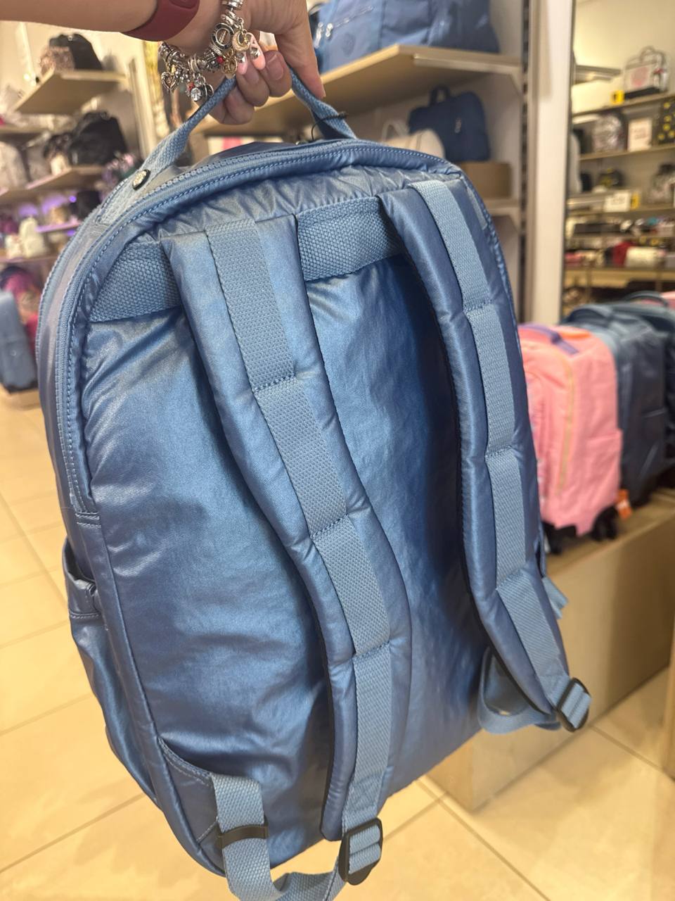 Seoul  XL azul metálico