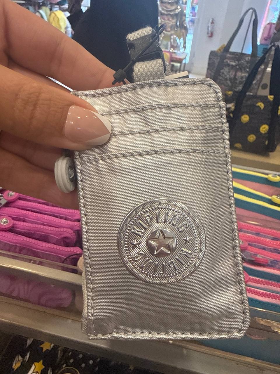 Leroy2 porta cartão com alça para pescoço