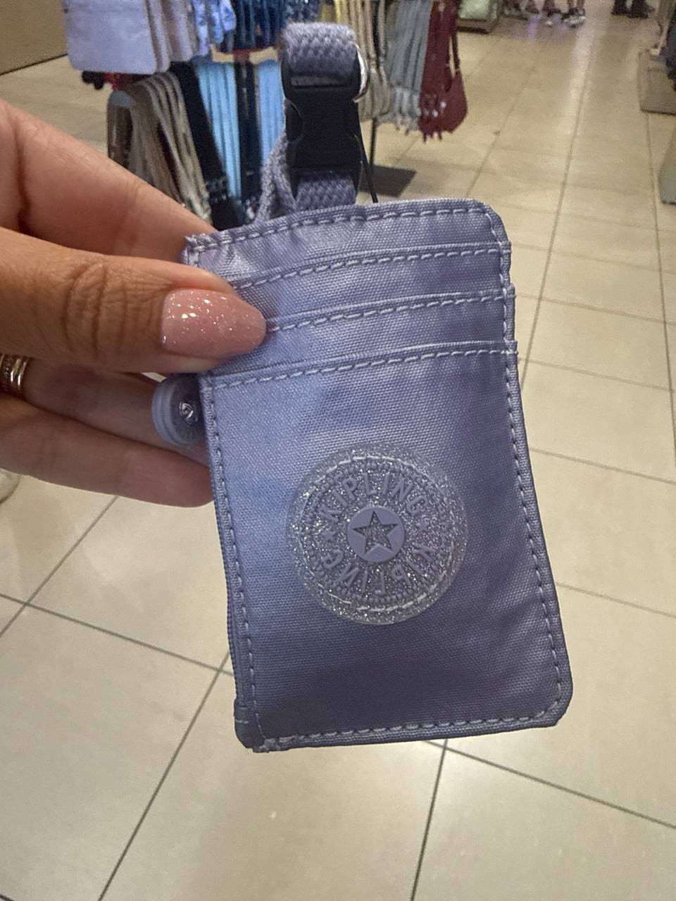 Leroy2 porta cartão com alça para pescoço