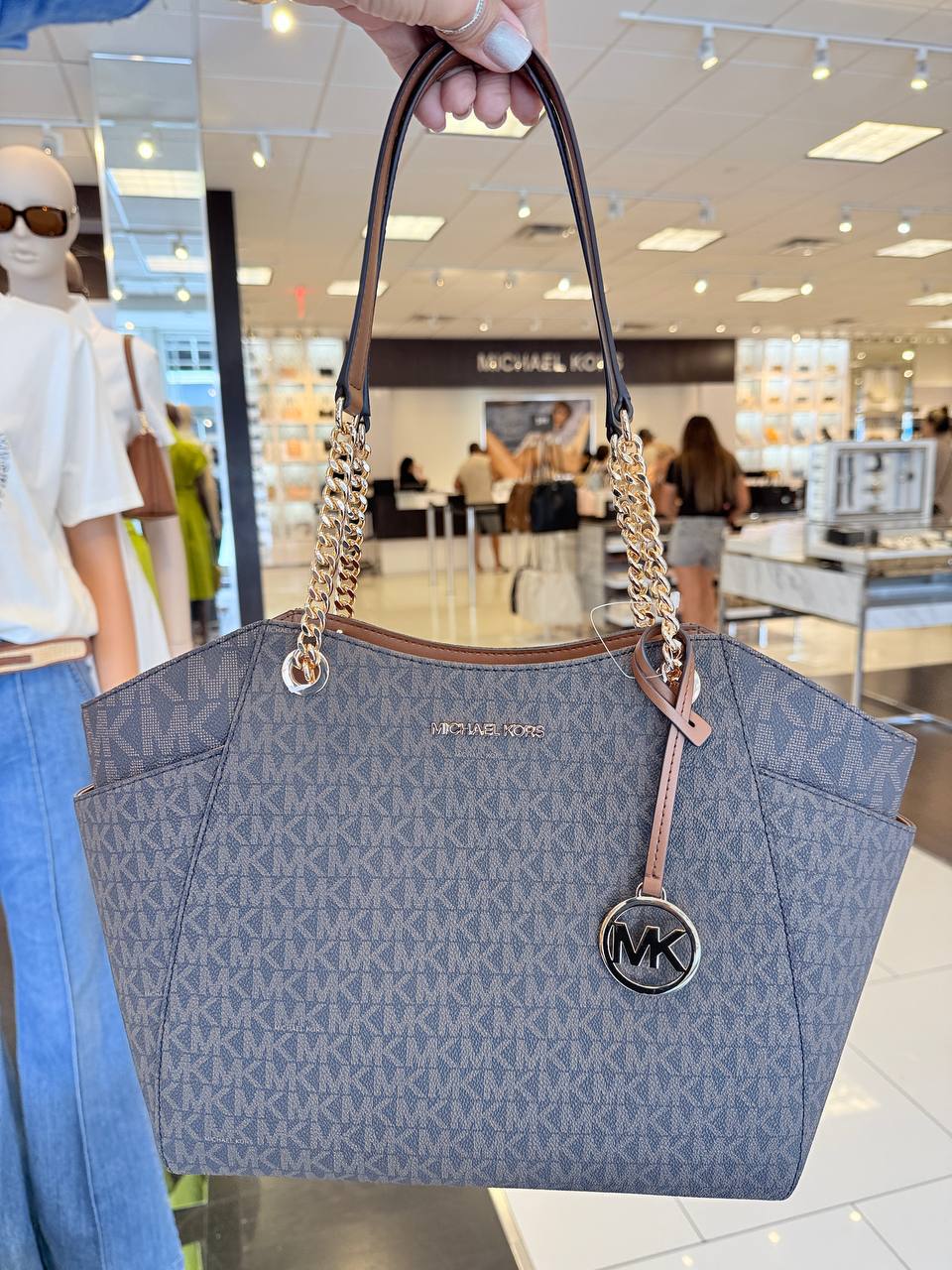 JET SET CHAIN SHLDR TOTE
