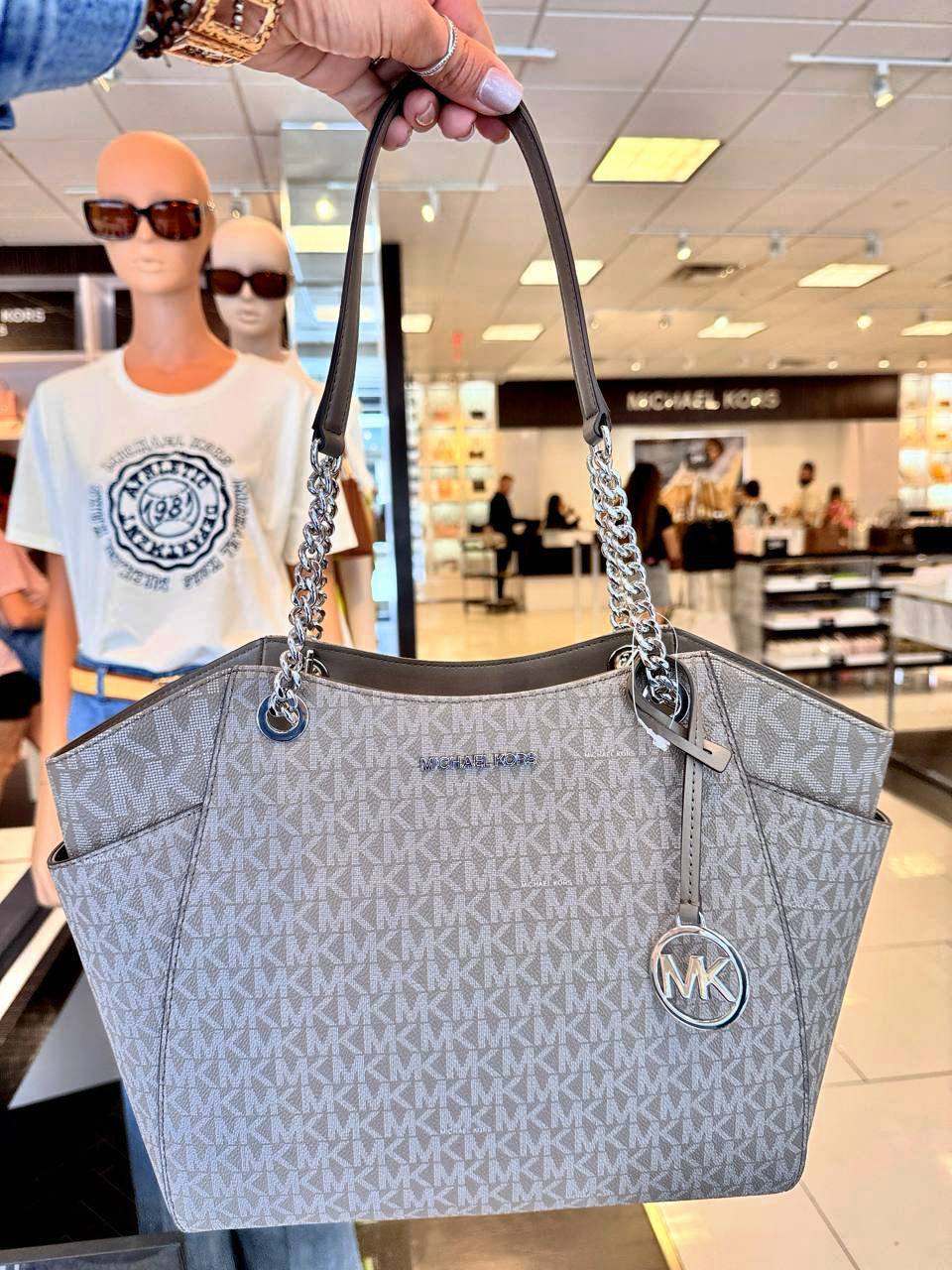 JET SET CHAIN SHLDR TOTE