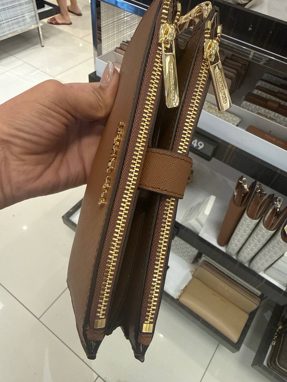 DOUBLE ZIP Carteira Grande