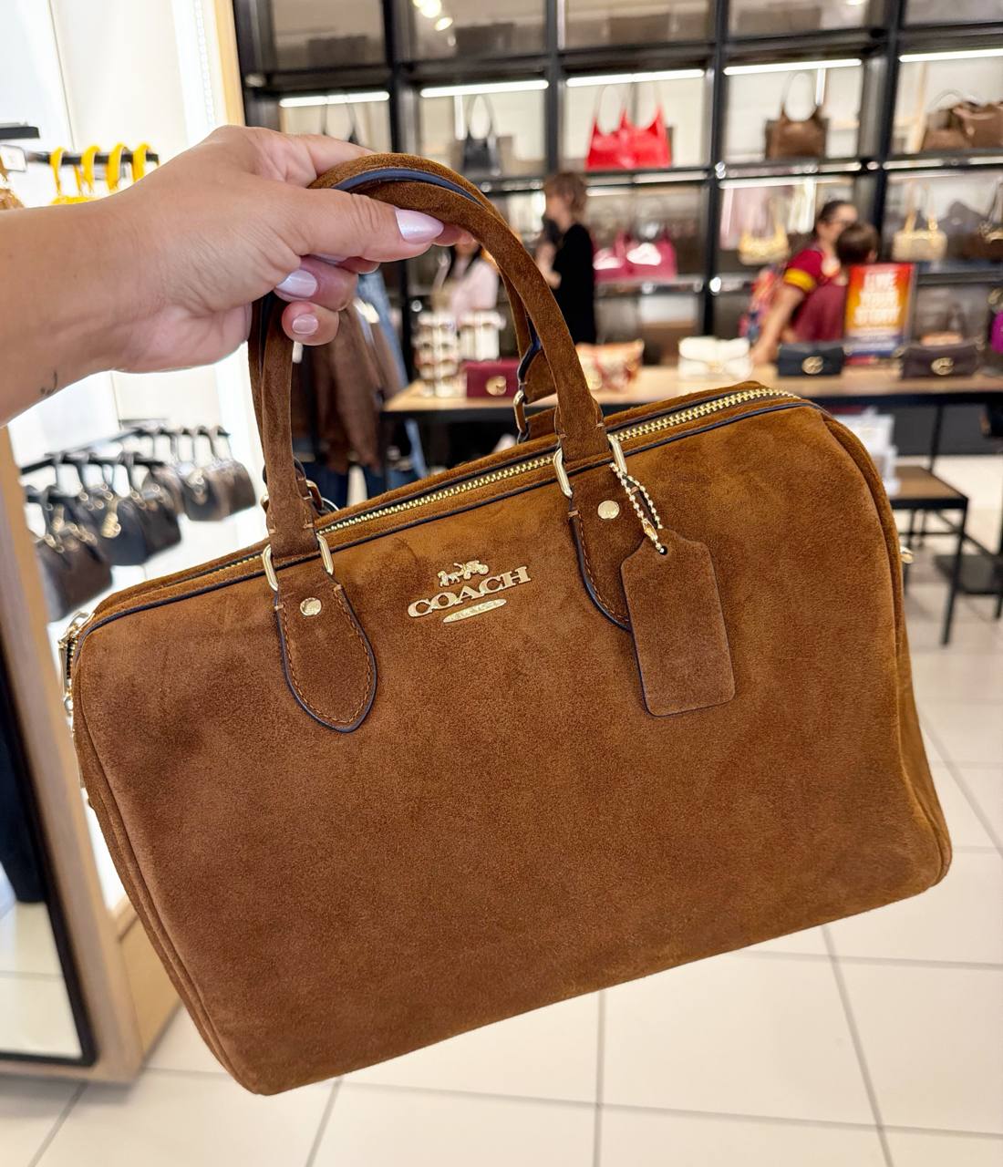 Bolsa Baú com alça crossbody
