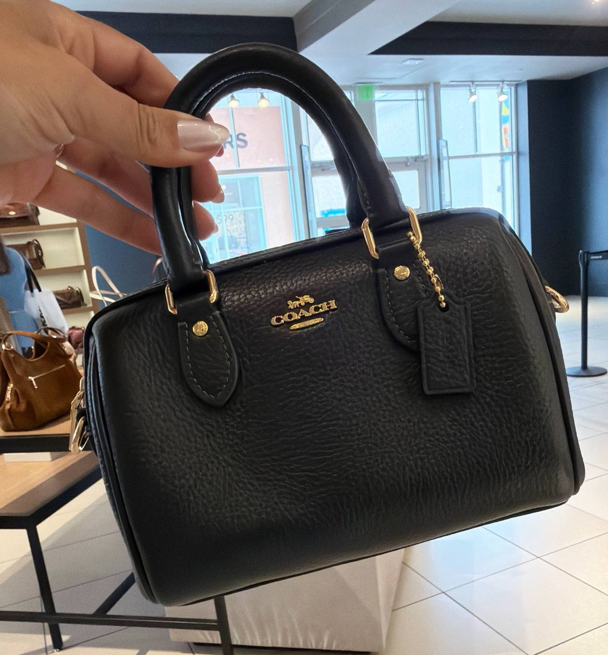 mini Bolsa Baú com alça Extra crossbody