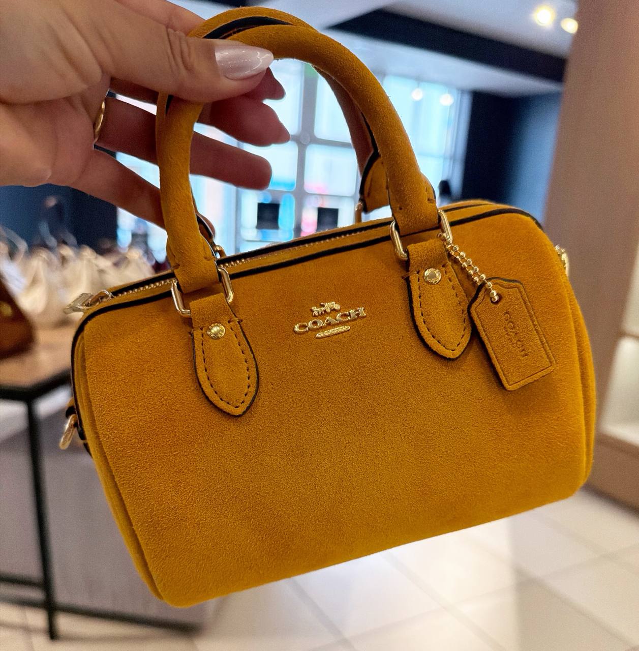 mini Bolsa Baú com alça Extra crossbody