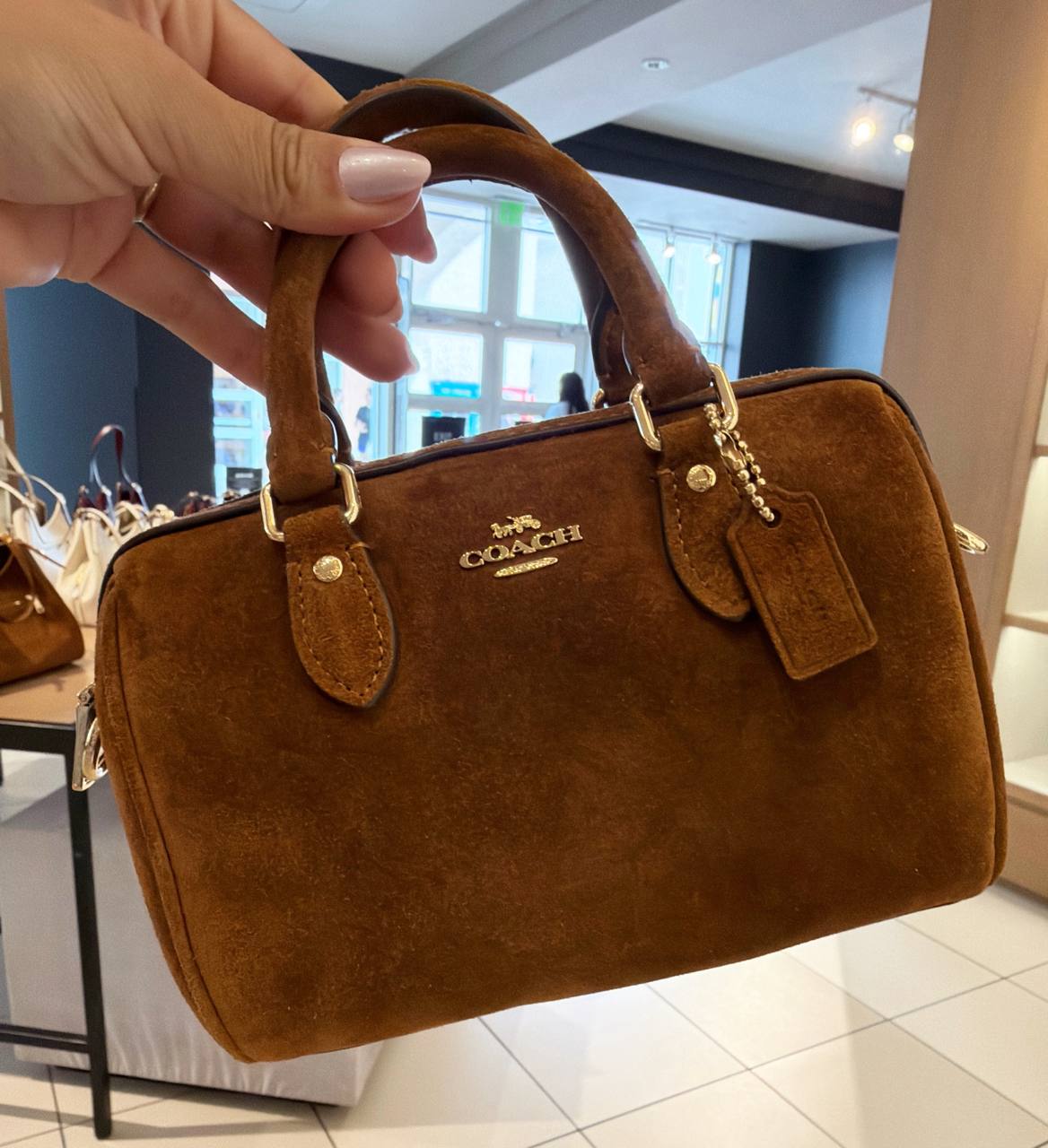 mini Bolsa Baú com alça Extra crossbody