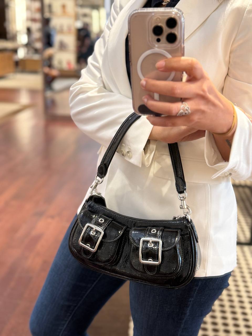 Bolsa com alça extra  crossbody