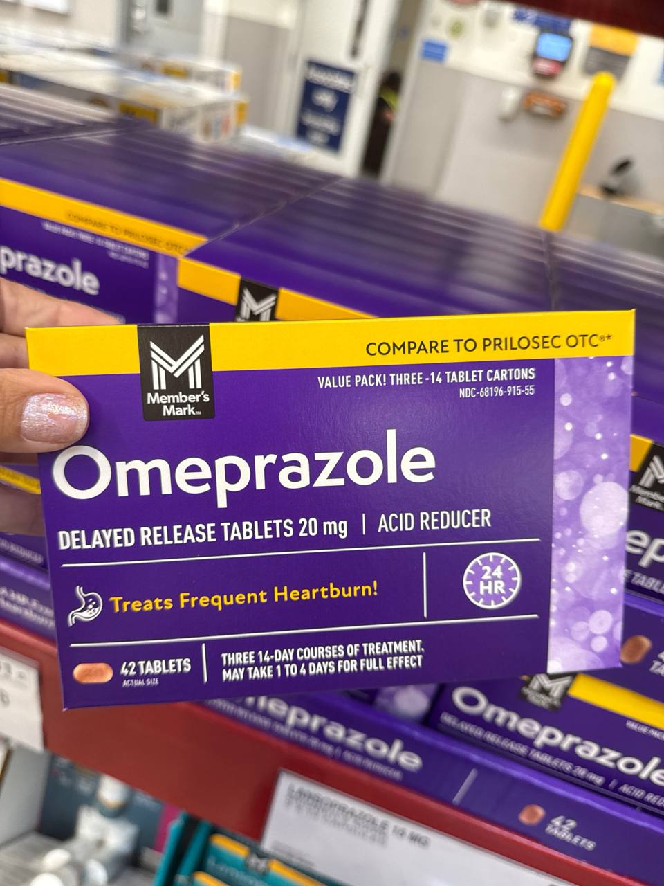 Omeprazole delayed