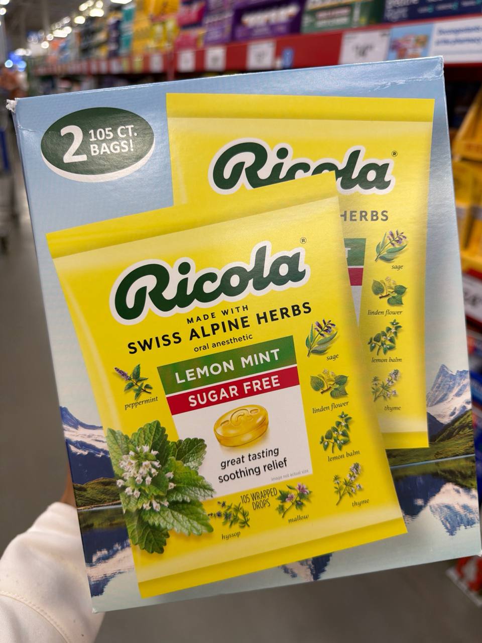 Ricola pastilha