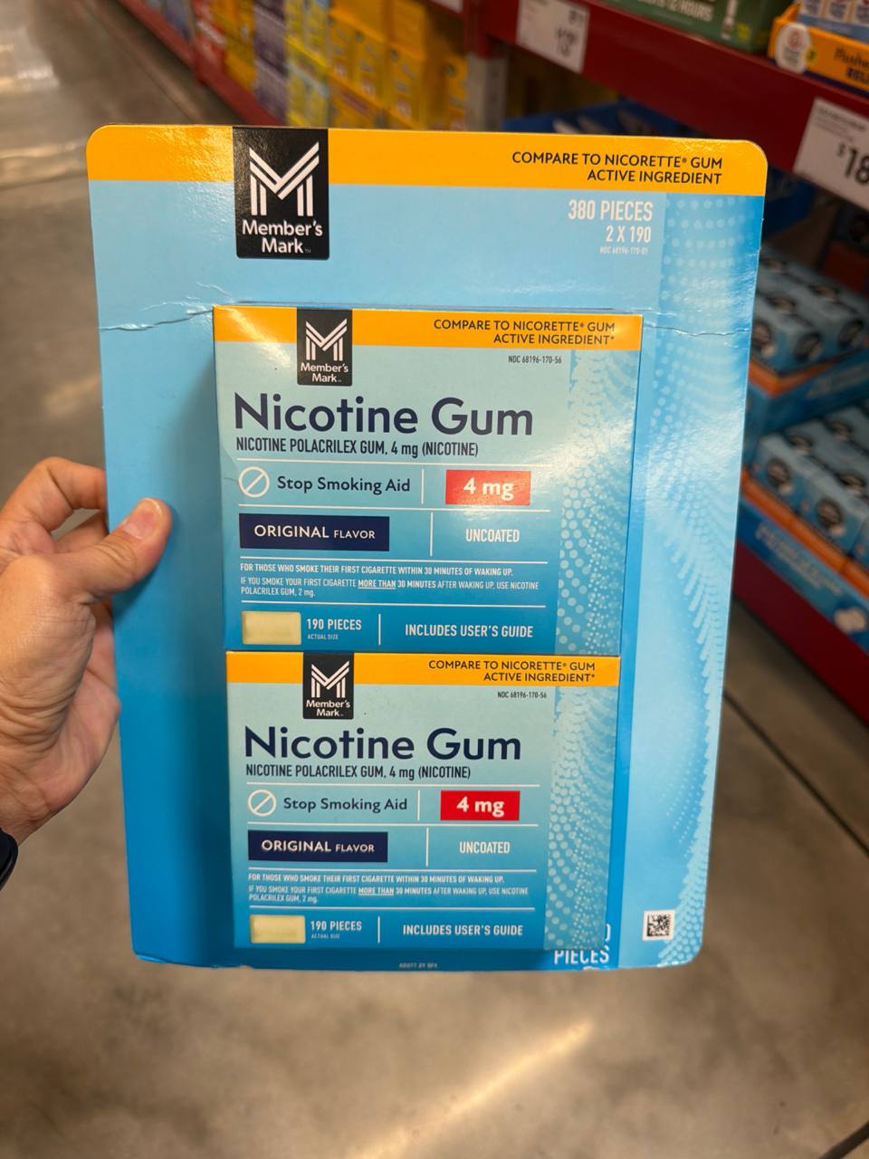 Nicotine gums