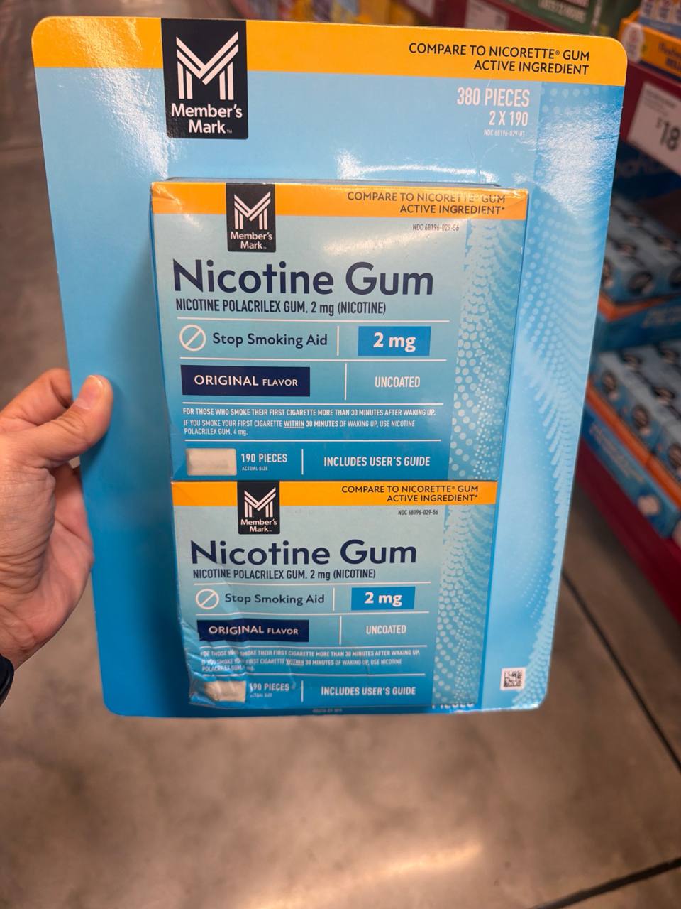 Nicotine gums