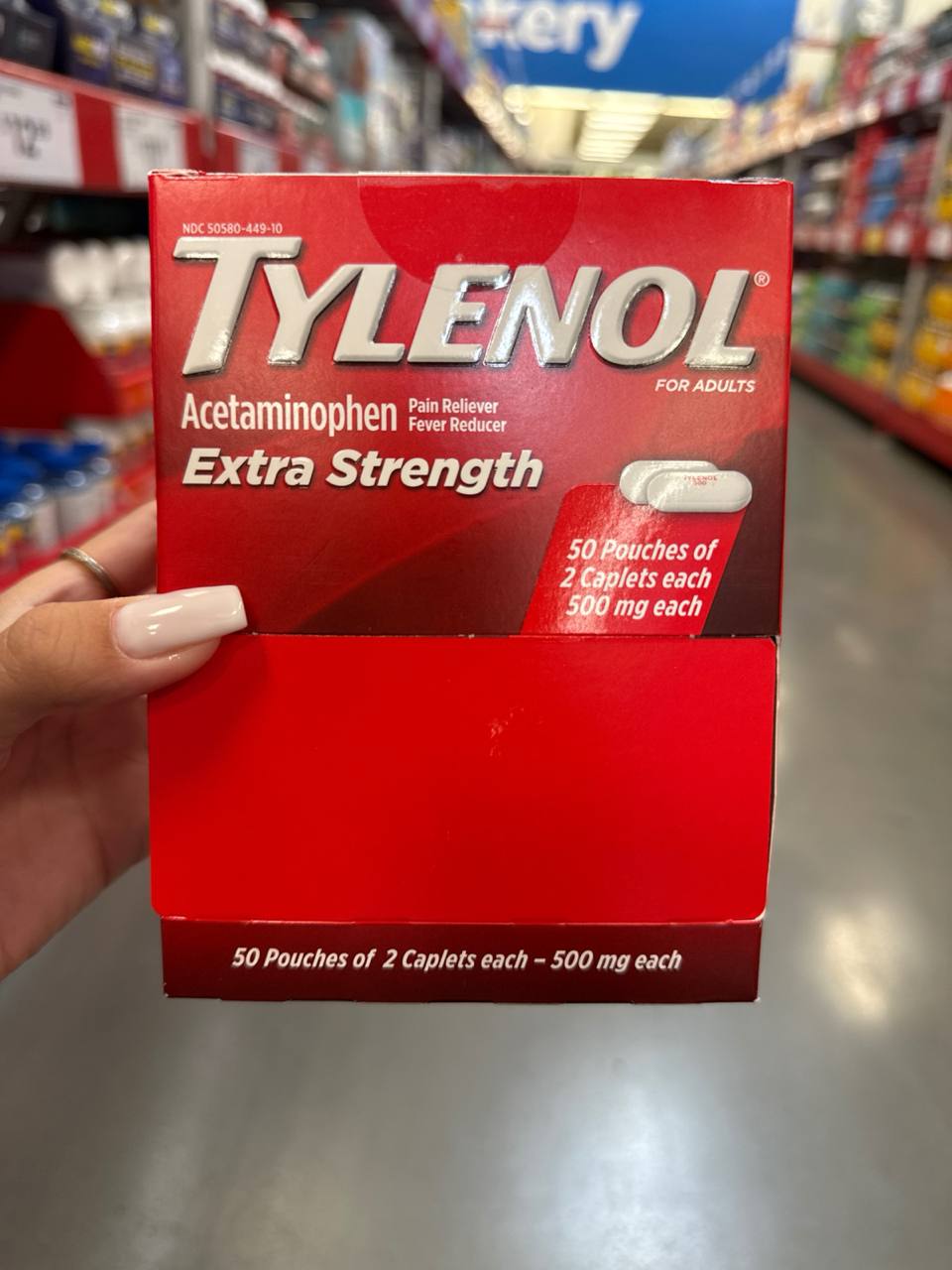 Tylenol 100 cap