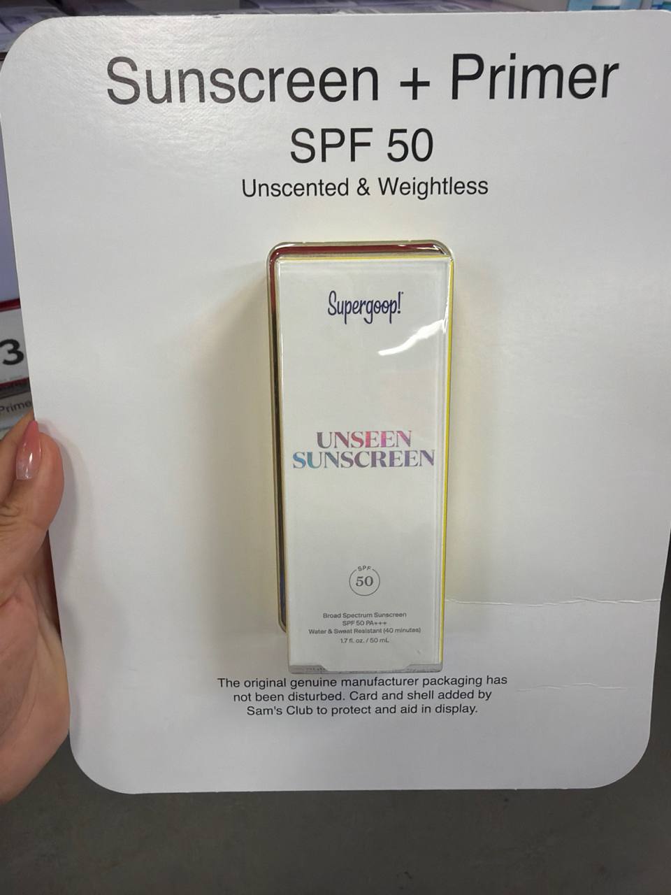 Primer e Protetor solar