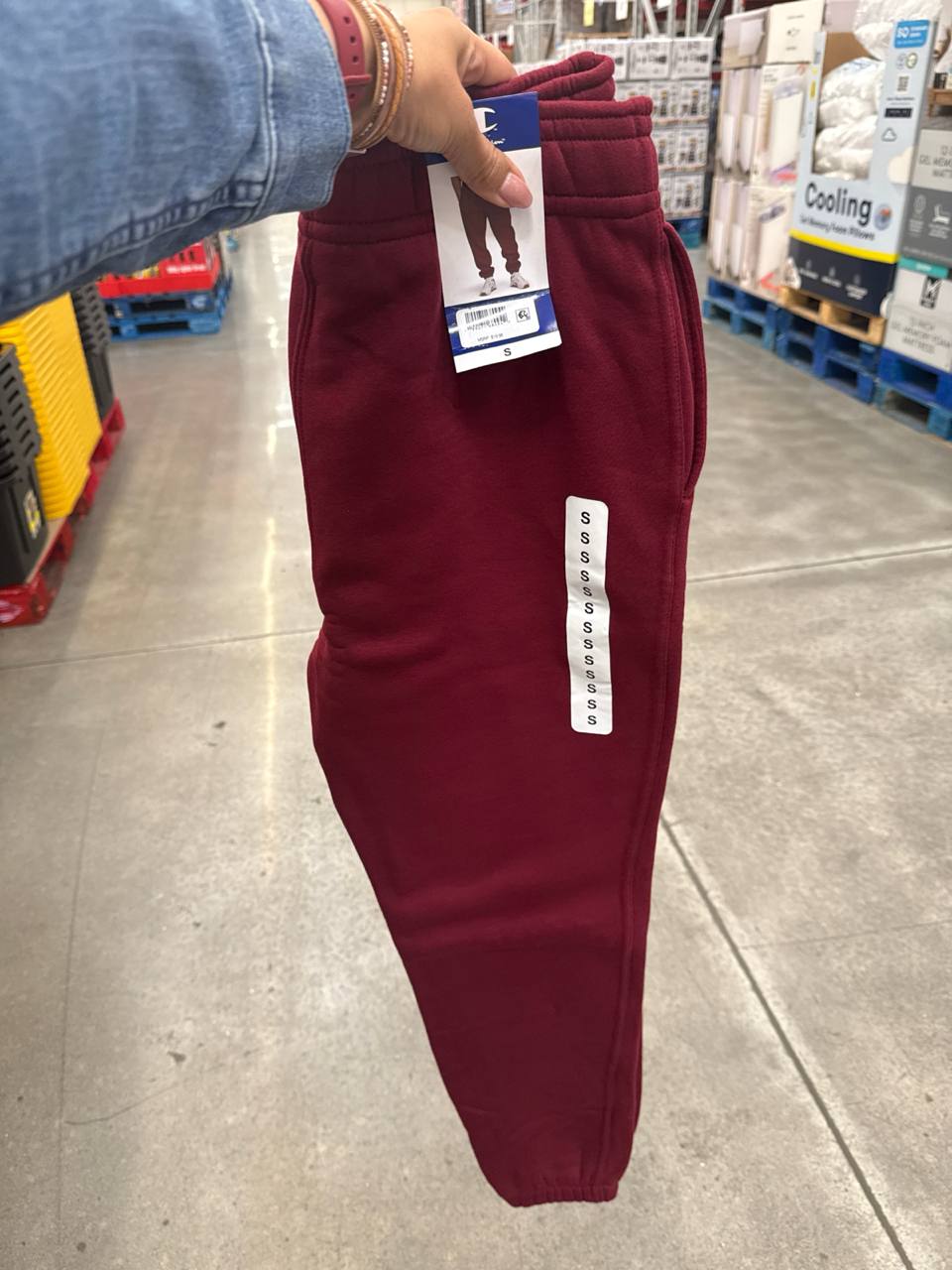   calça  moletom com fleece  jogger Champion