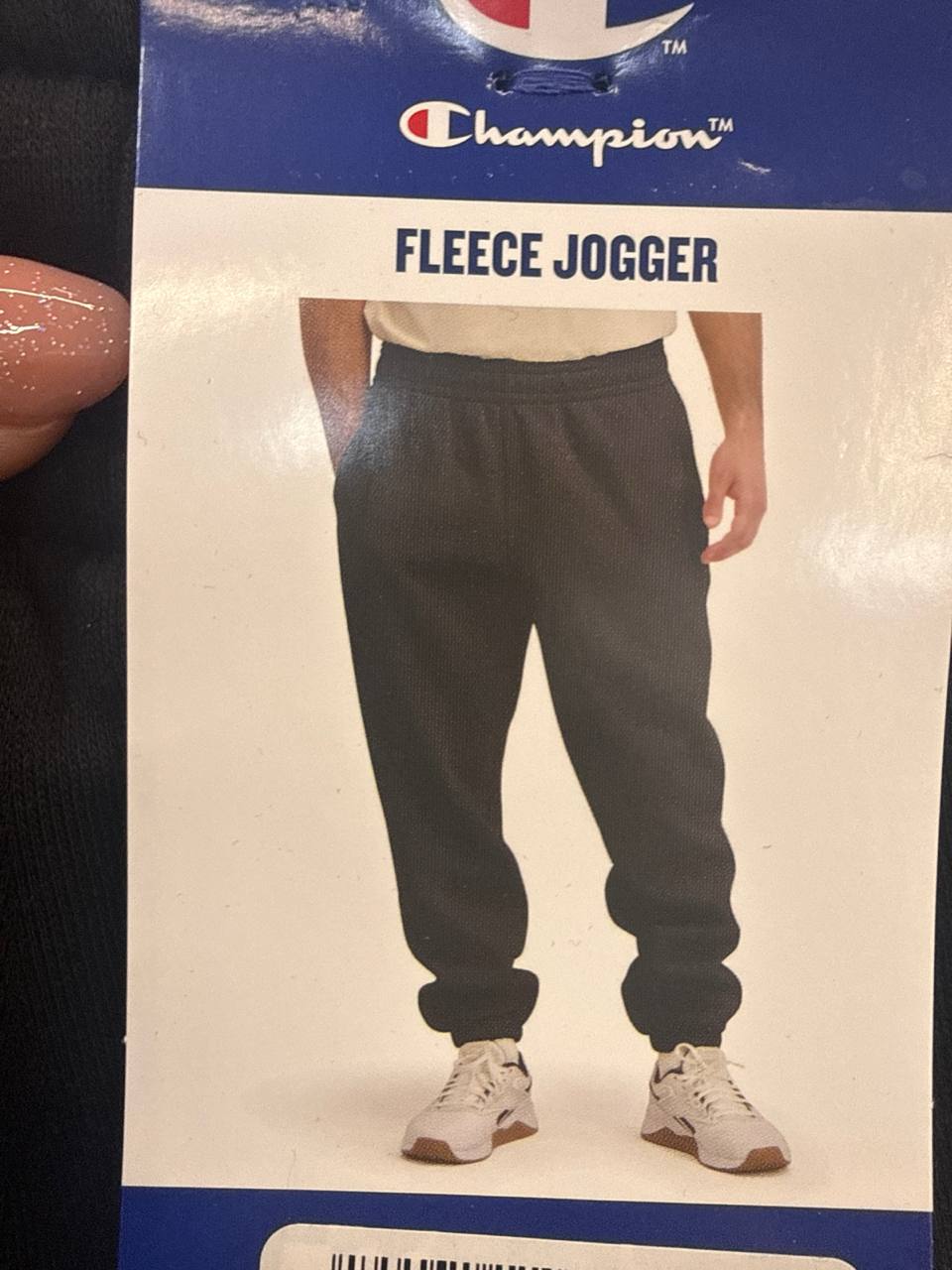   calça  moletom com fleece  jogger Champion