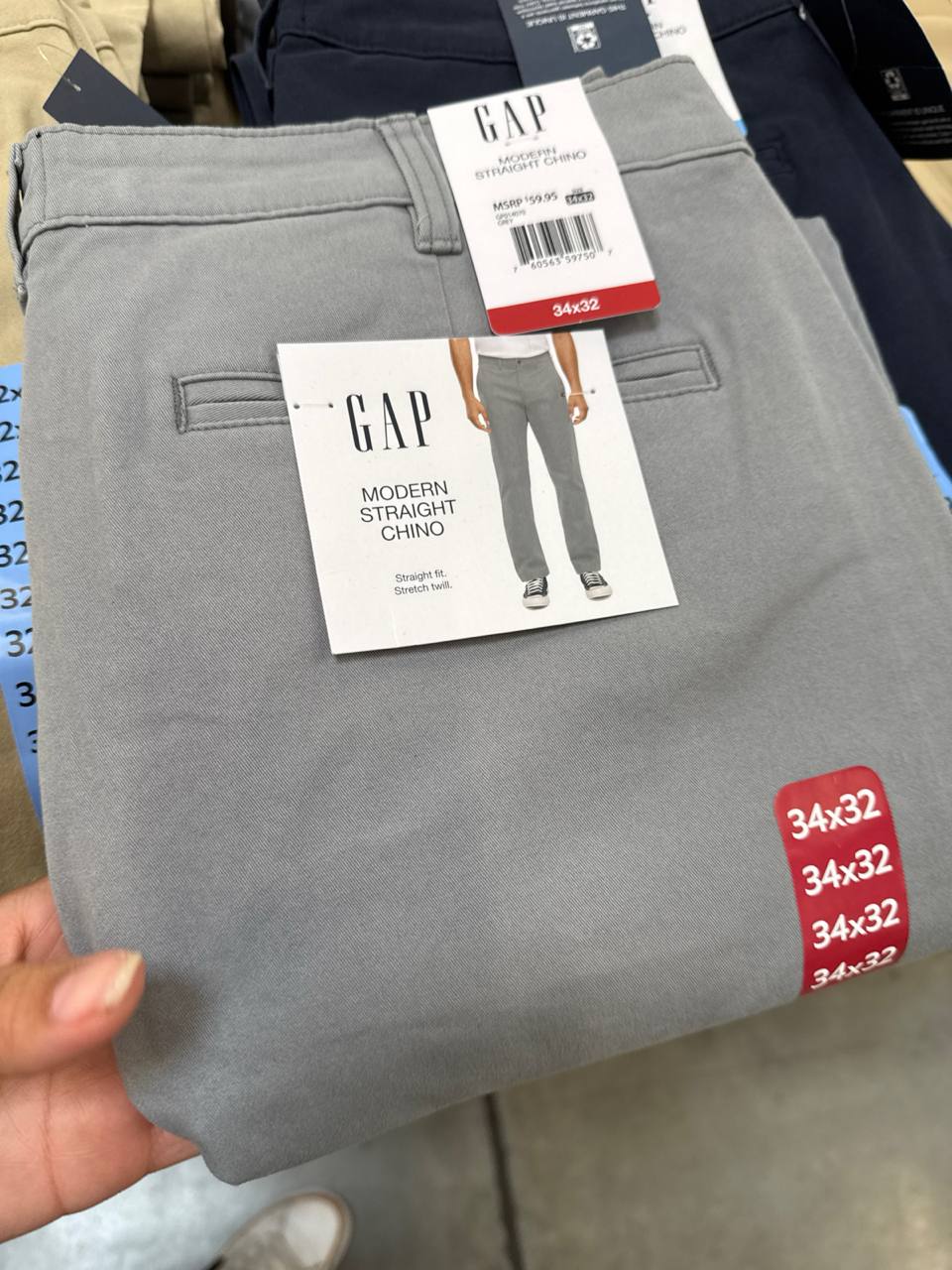 MASCULINO calça Chino Stretch  GAP