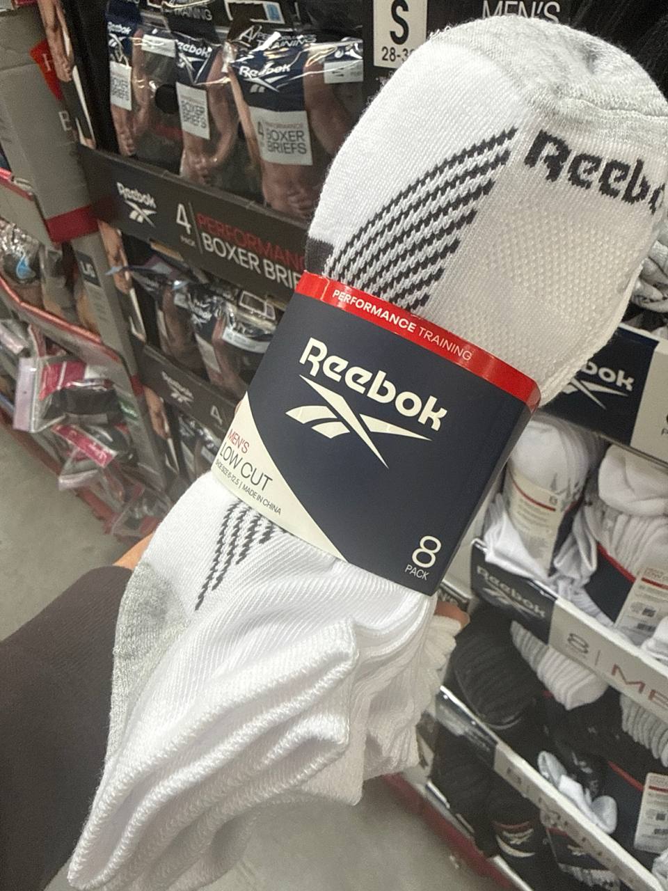 Kit meias Reebok 8pcs