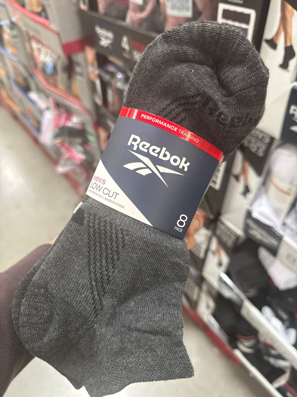Kit meias Reebok 8pcs