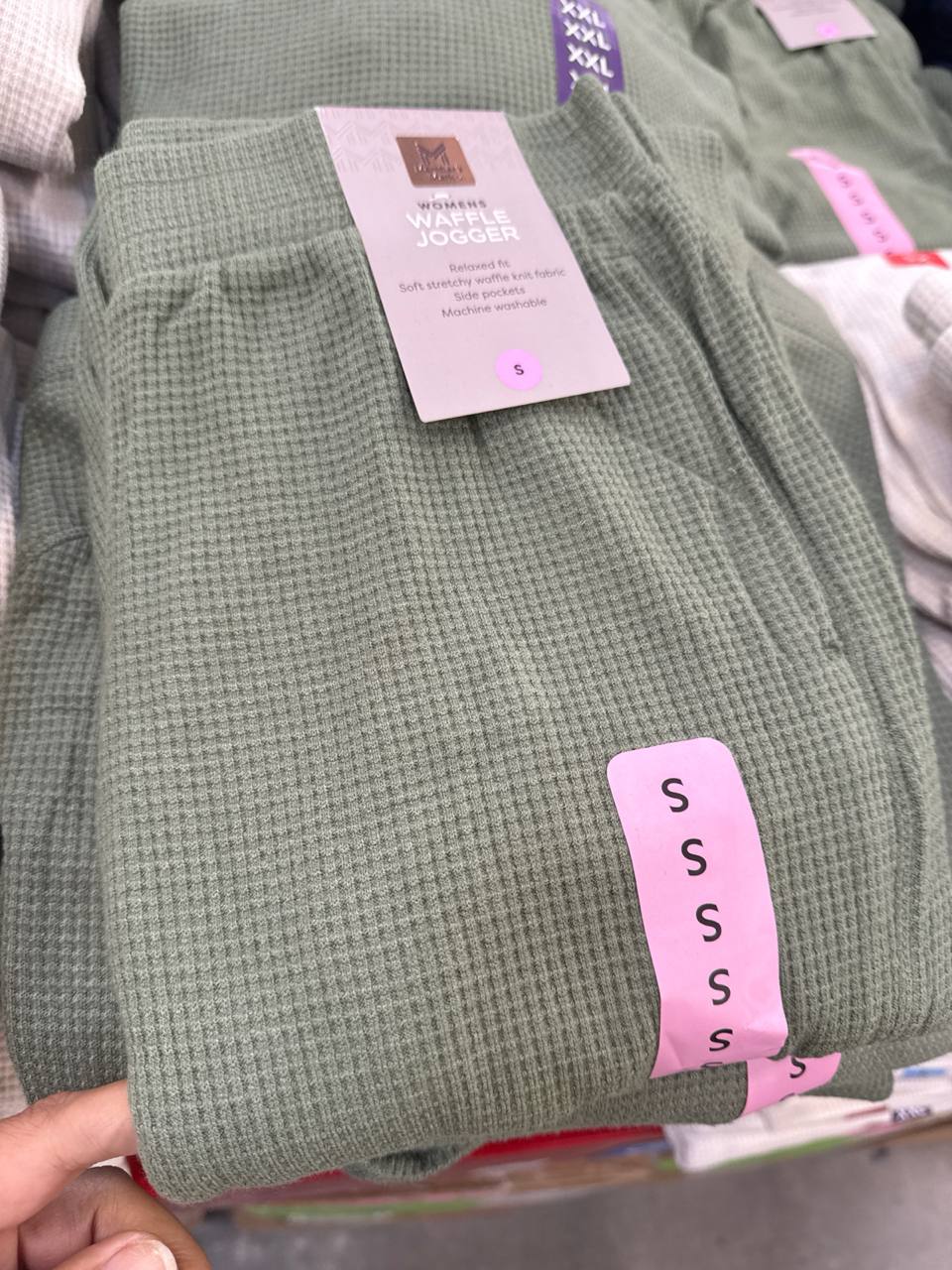  calça  waffle jogger