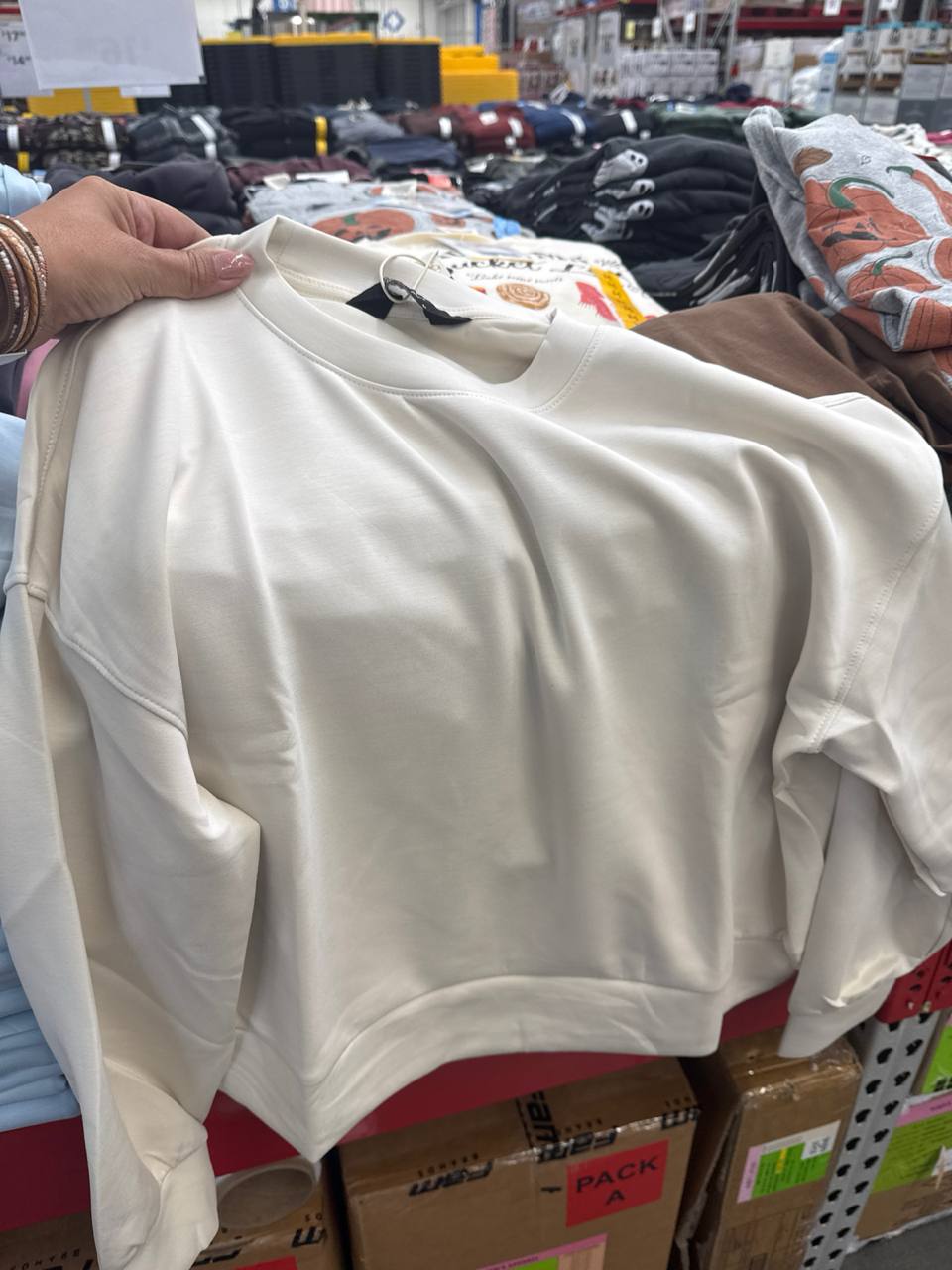  blusa manga longa Members Mark