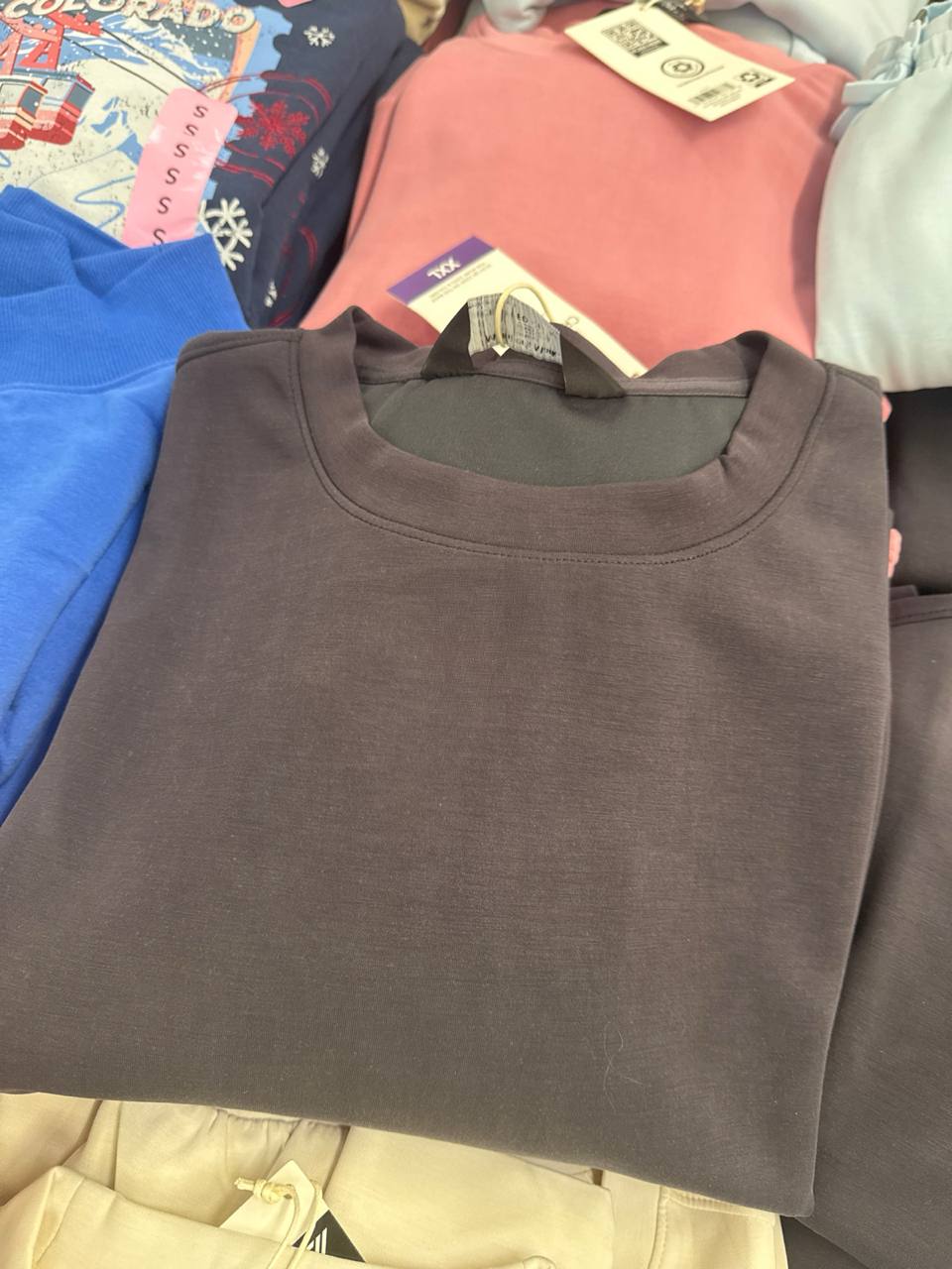  blusa manga longa Members Mark