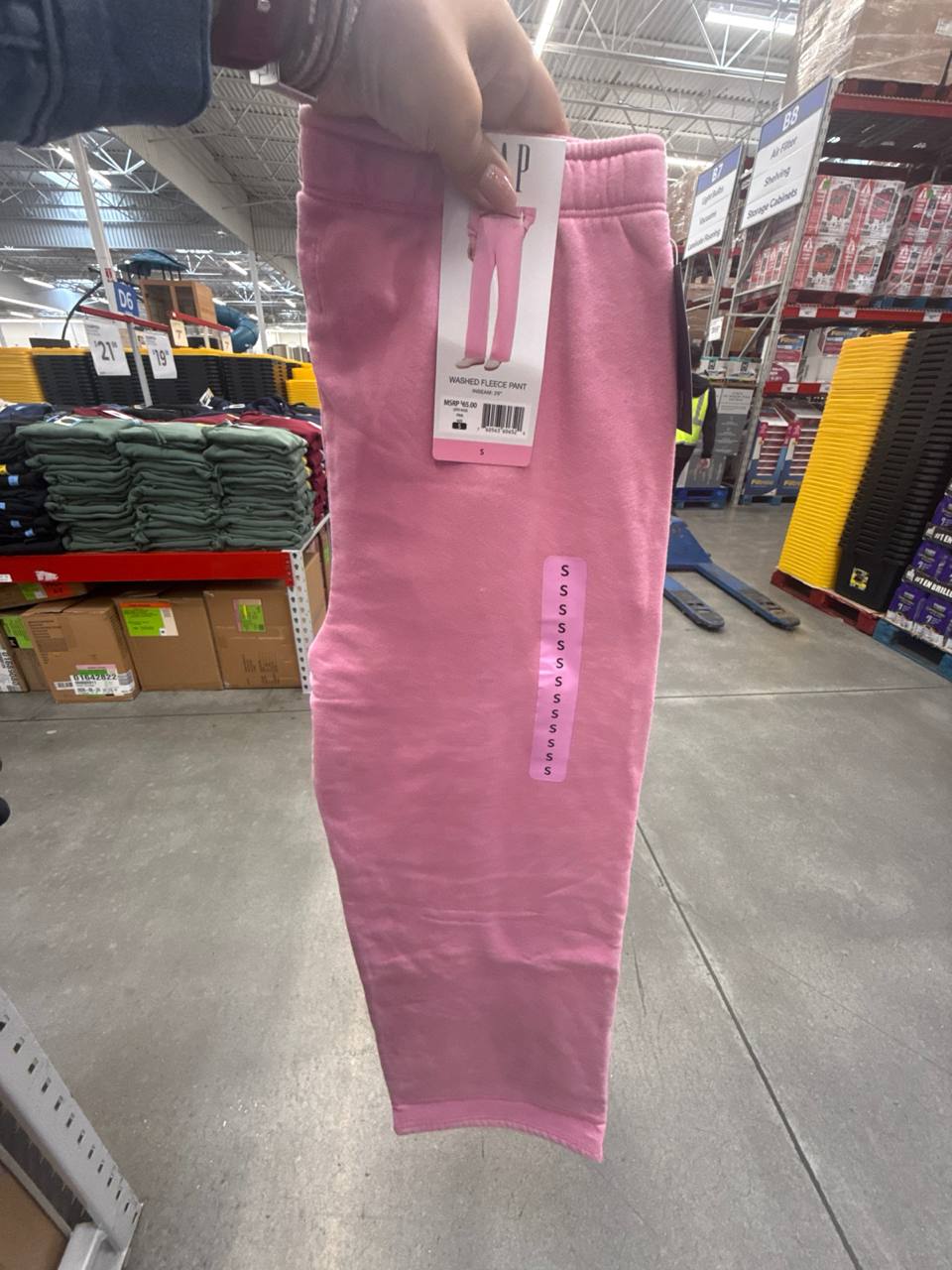  calça moletom
com fleece  GAP