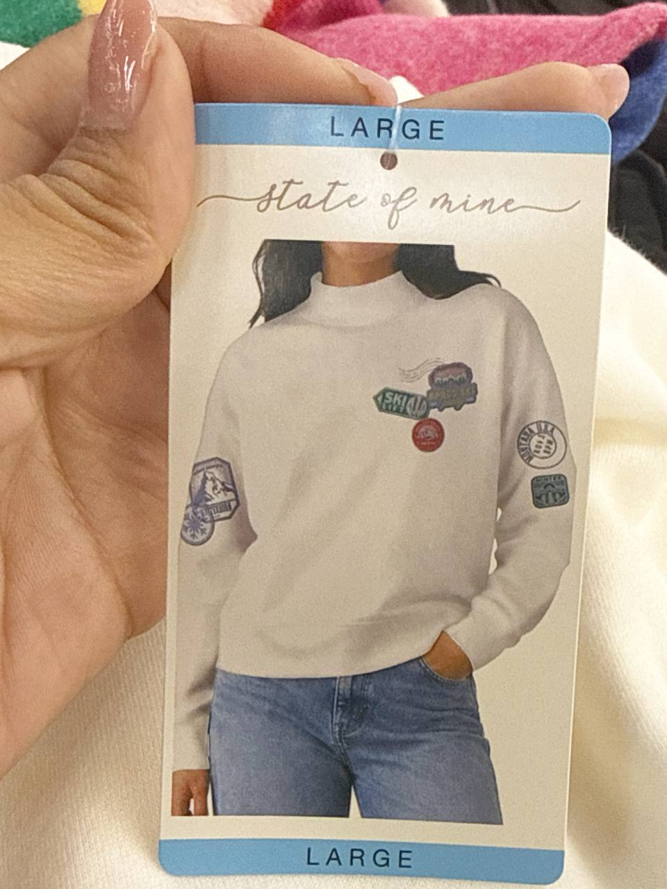  moletom
com fleece  State of Mine