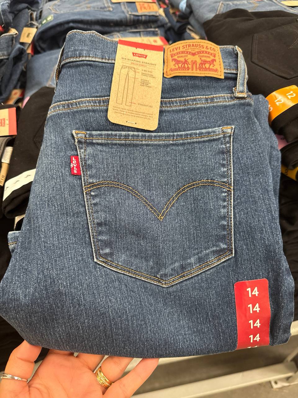   calça 314 Shaping Straight   Levi’s