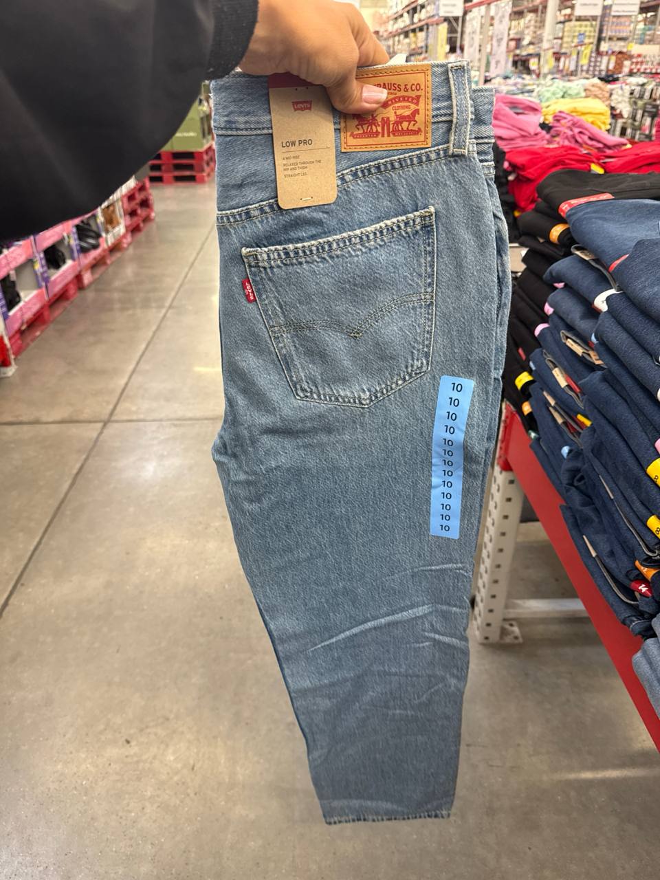   calça Levi’s Low Pro