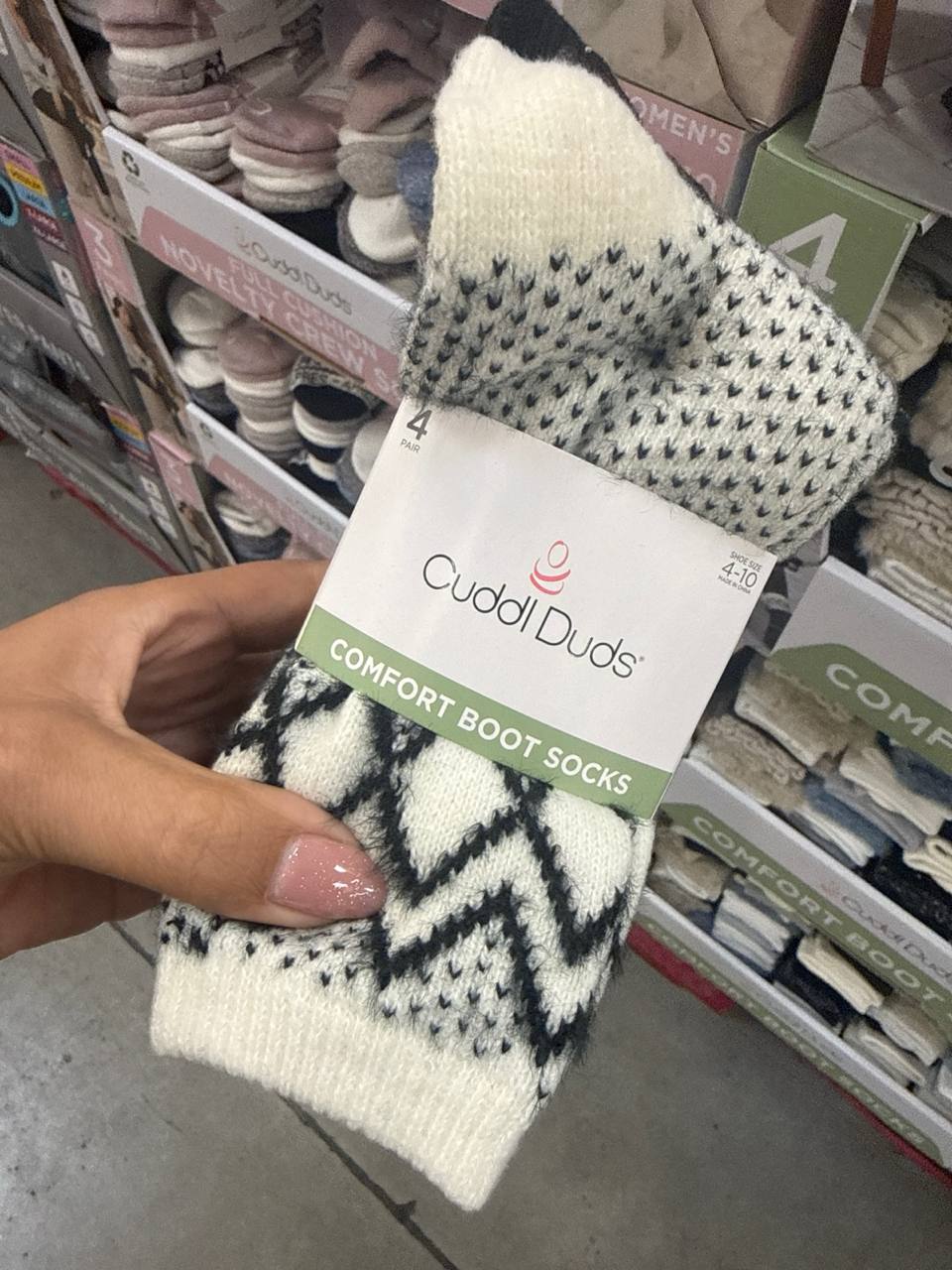 Pack com 4  pares de meia