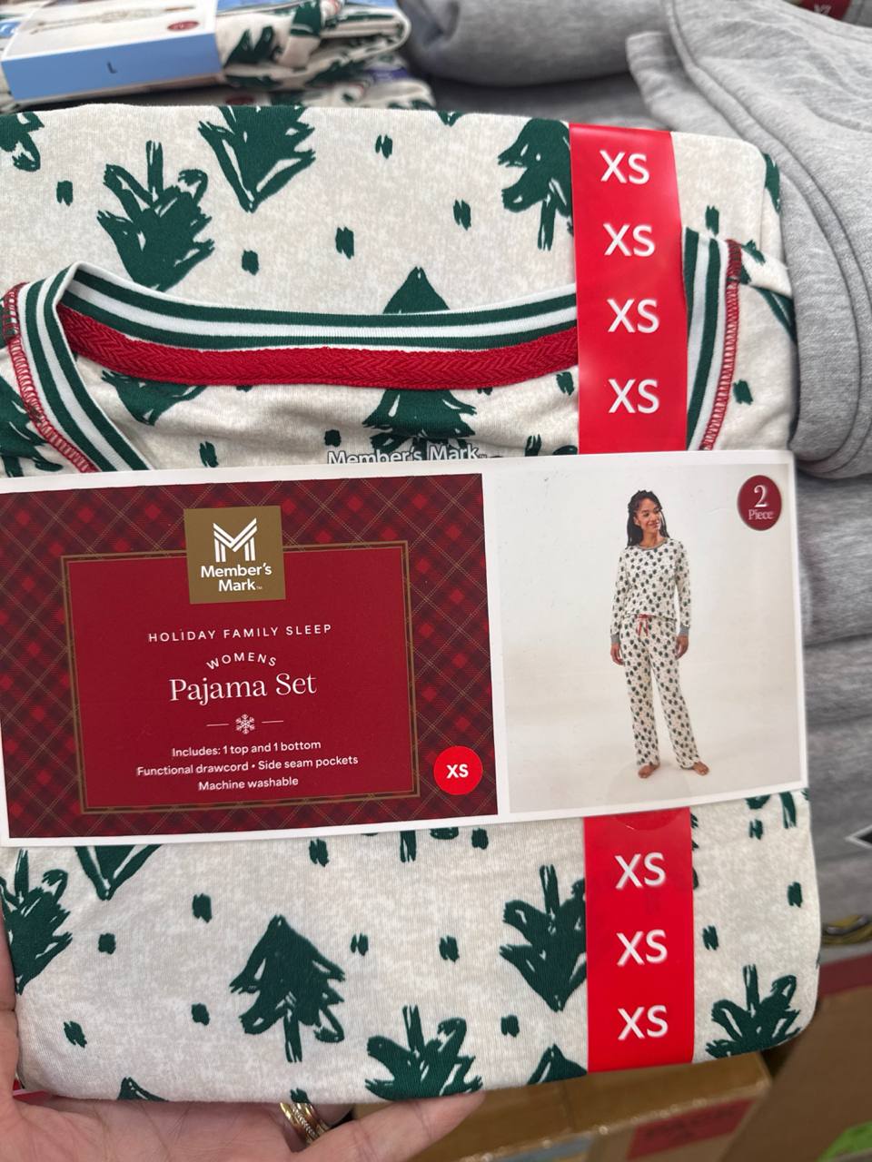   pijama longo   2 pcs   Natal