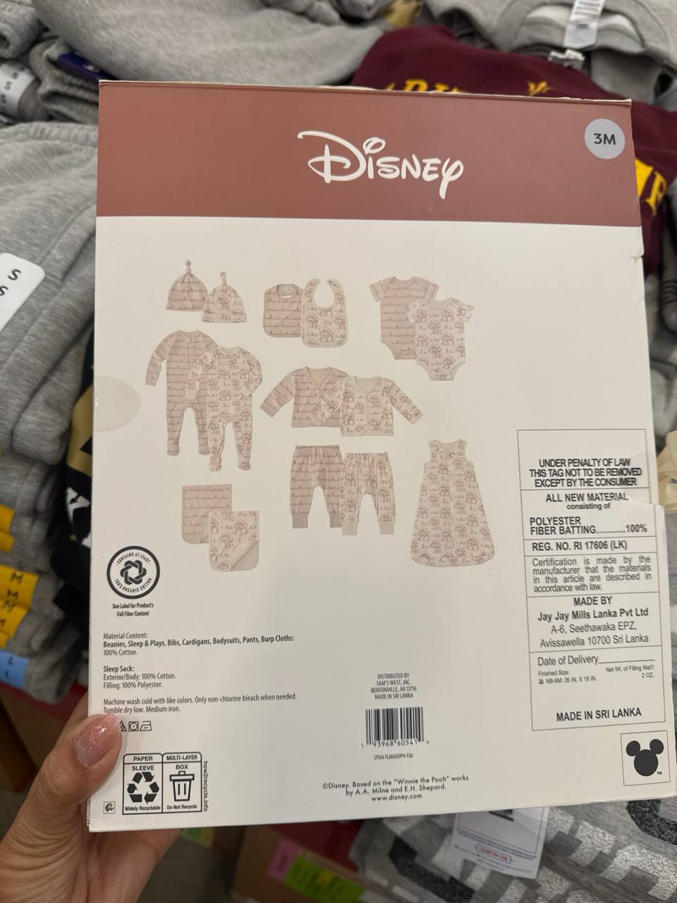 kit  Disney  15 pcs baby