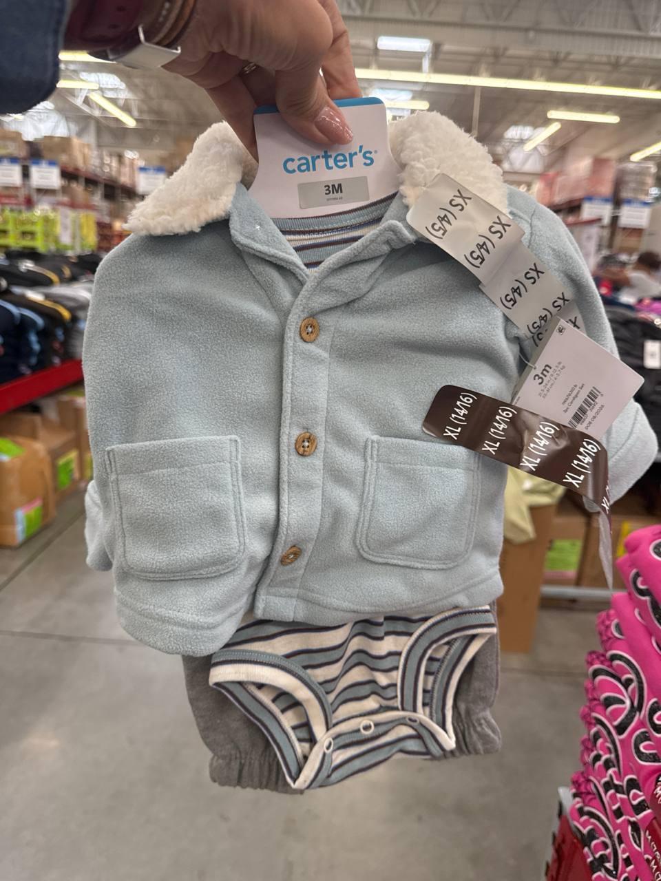 carters      kit 3 peças